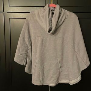 Gibson sweatshirt poncho cape